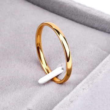 Gold Anti-allergy Wedding Rings