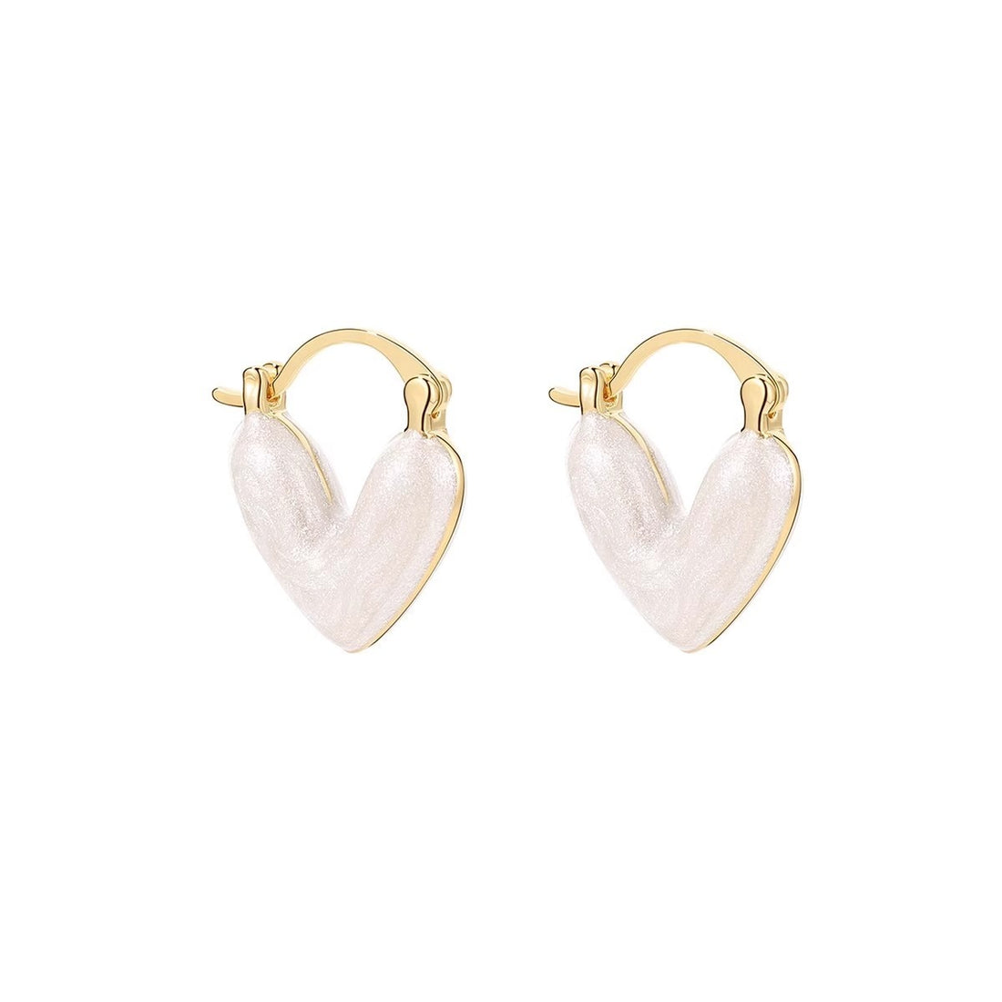Heart-shaped earrings