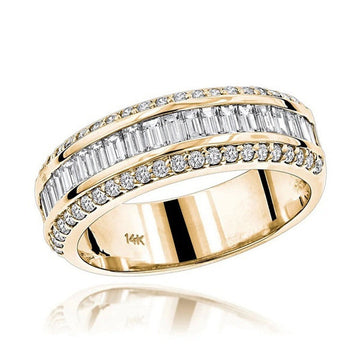 14 K Yellow Gold Diamond Ring