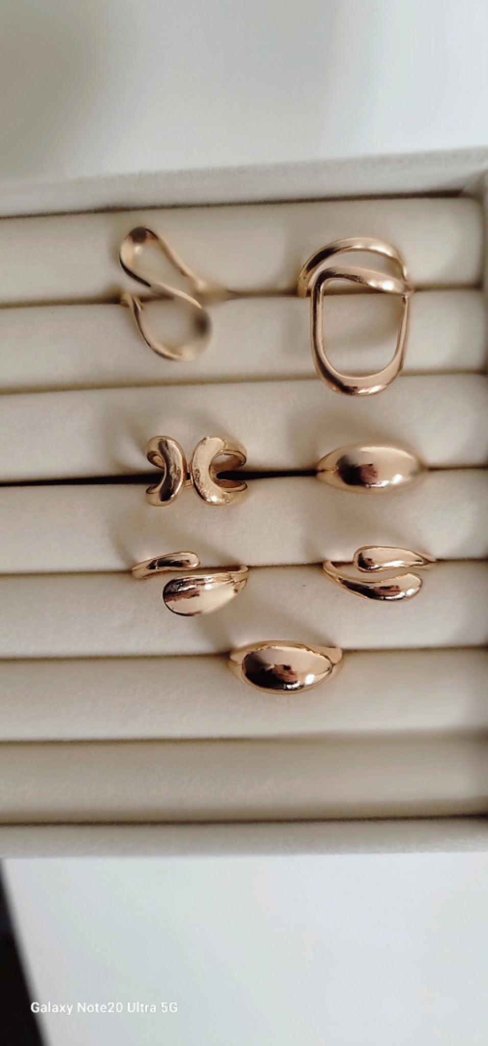 Gold Stackable rings