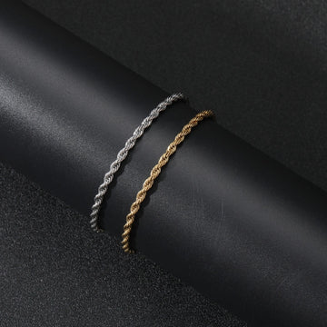 Fashion Geometric 304 Stainless Steel Plating Men'S Bracelets